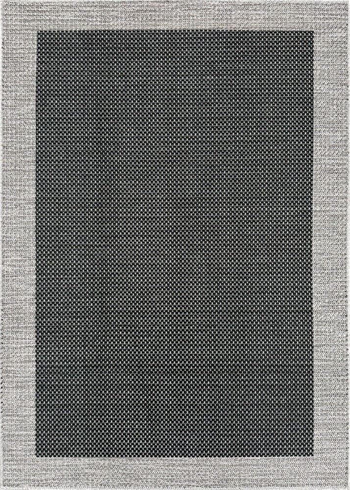 Sisal Natur Teppich Black