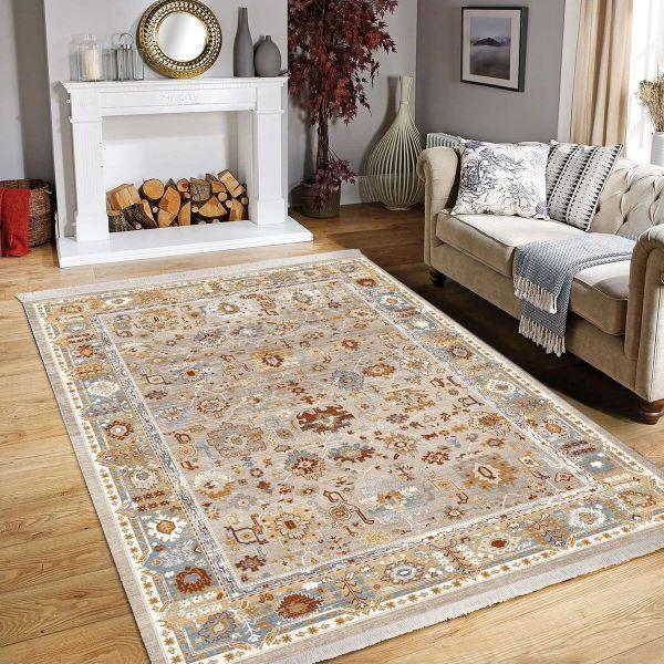 Vintage Teppich Bellora 533 Beige – Waschbar & Elegant
