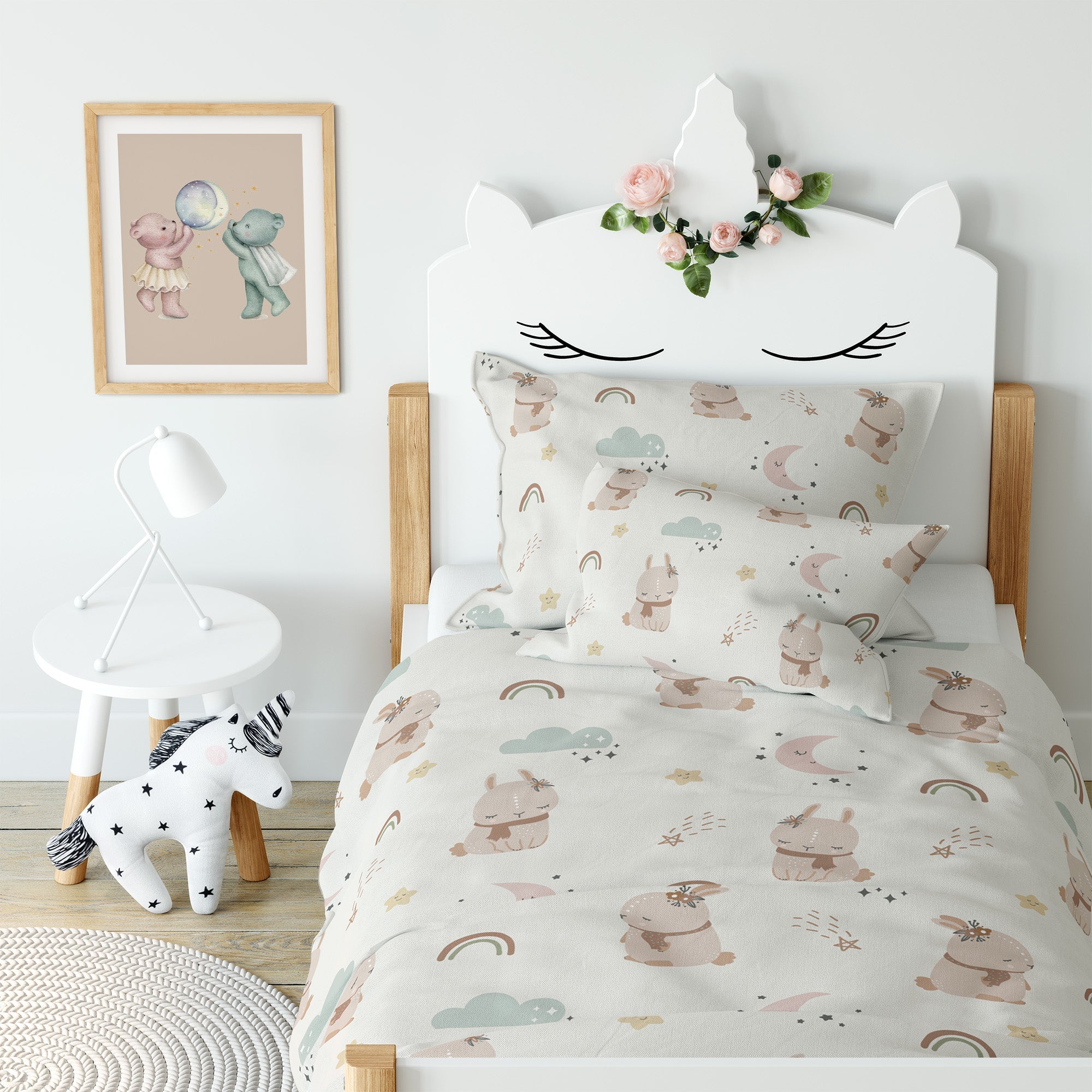 Nordic Bunny Kinderbettwäsche