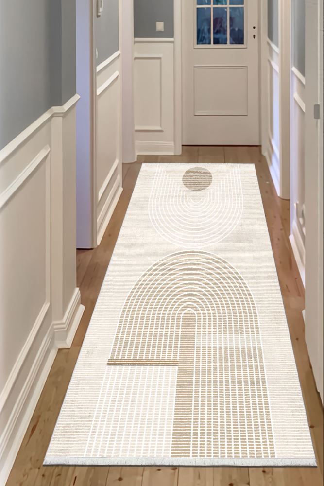 Boho Teppich Beige 654