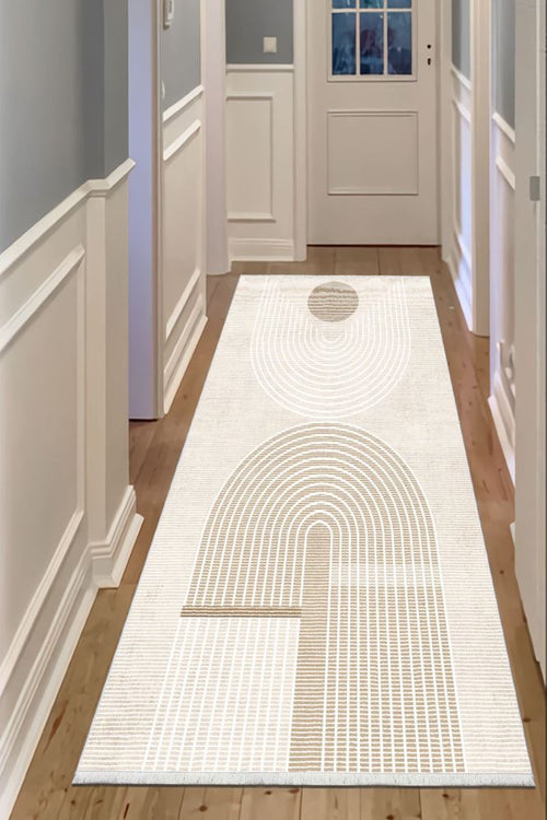 Boho Teppich Beige 654