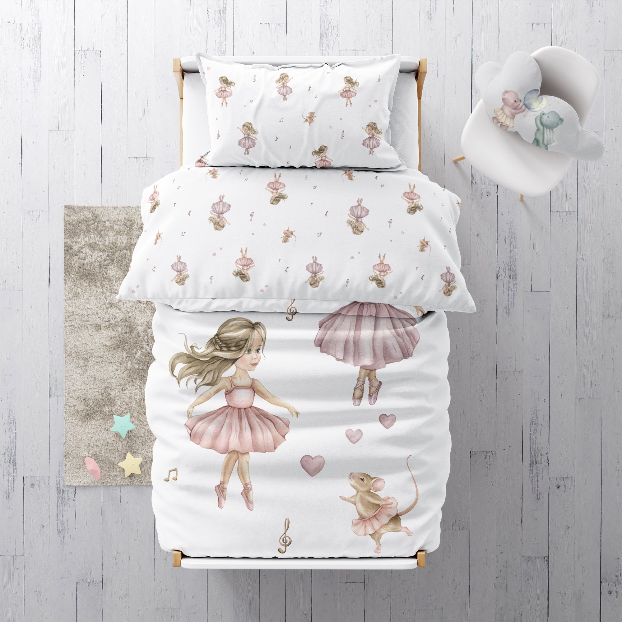 Dancer Duvet Cover and Pillowcase Set