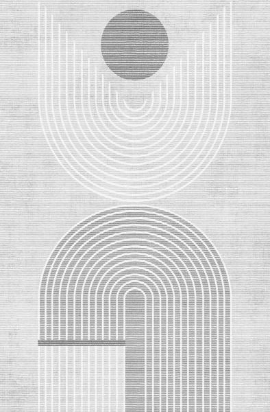 Boho Teppich 491 Grau