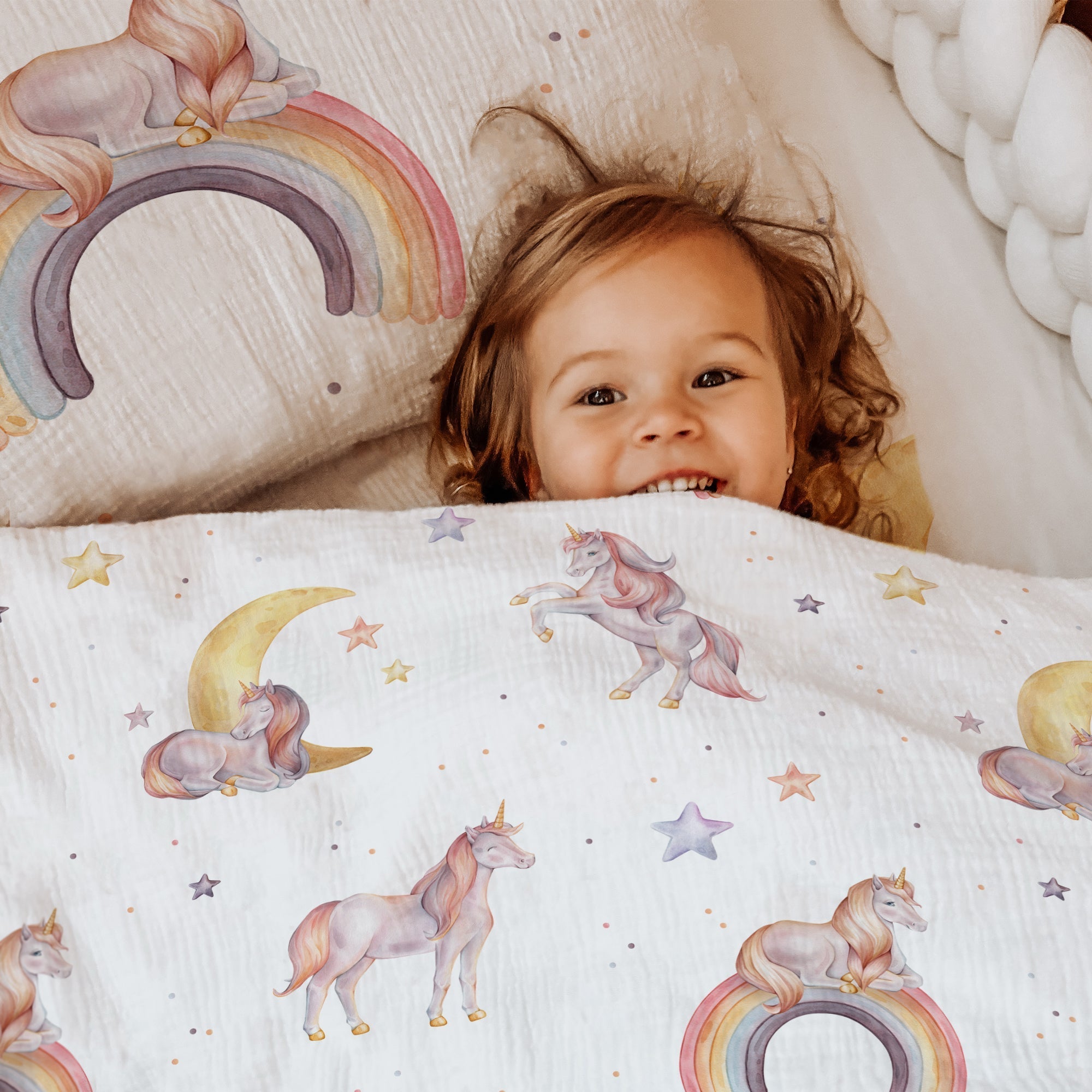 Rainbow Unicorn Kids' Bedding
