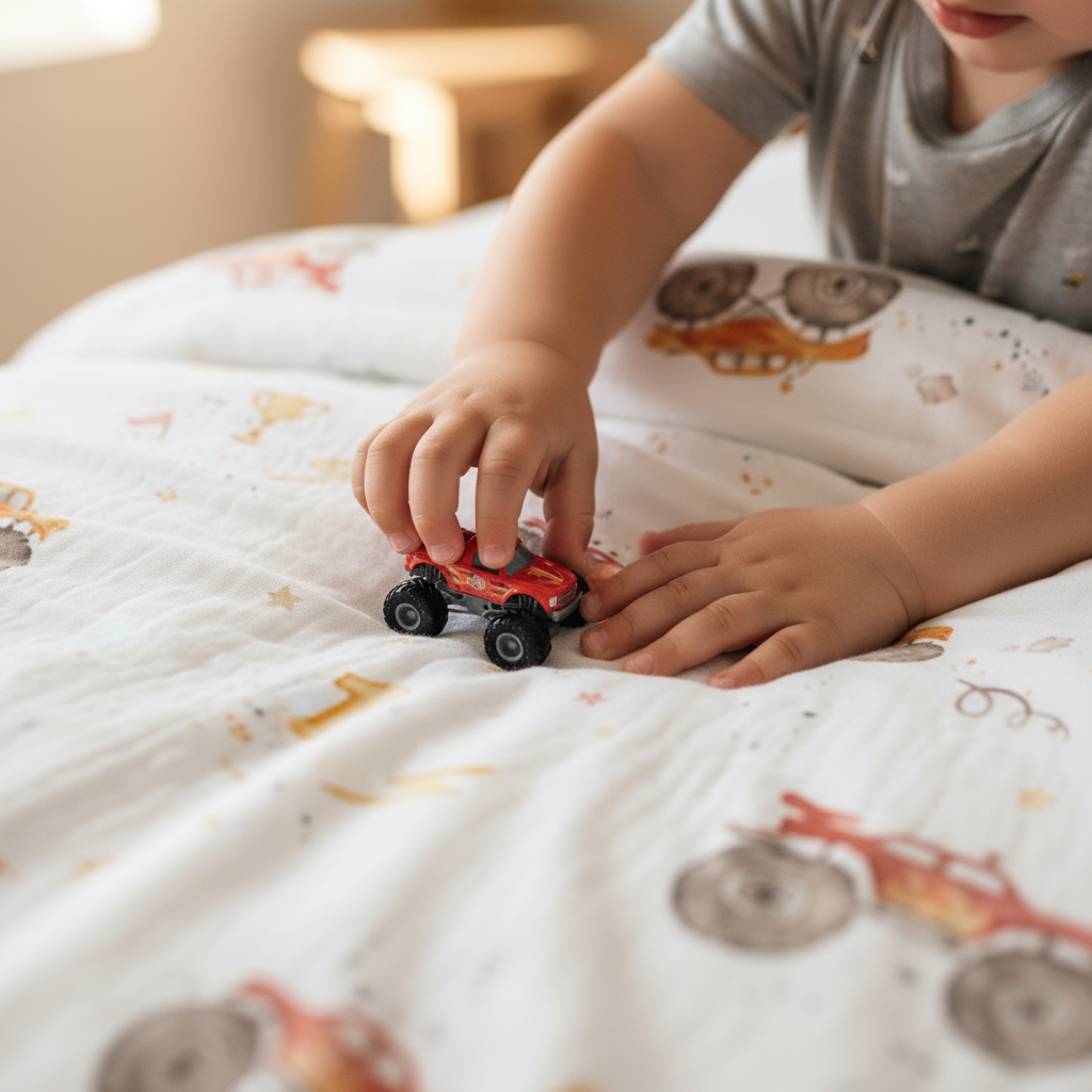 Monstertrucks Kinderbettwäsche