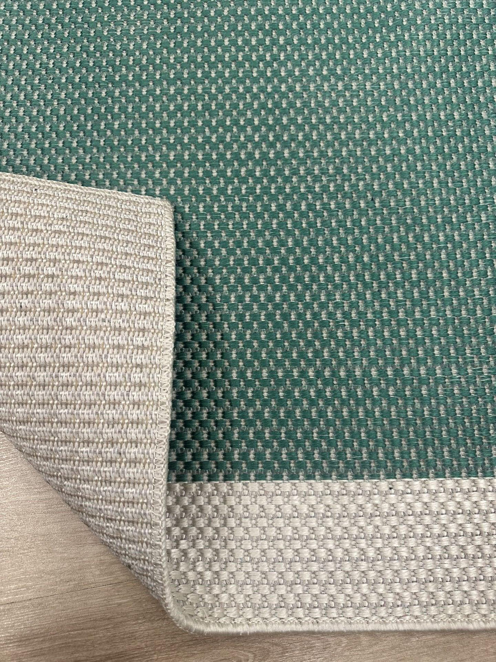 Sisal Natur Teppich Grün