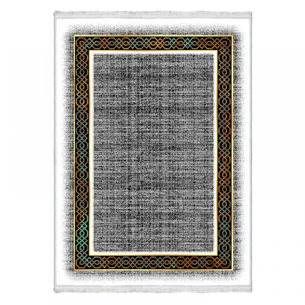 Tapis 811 Blanc et Gris