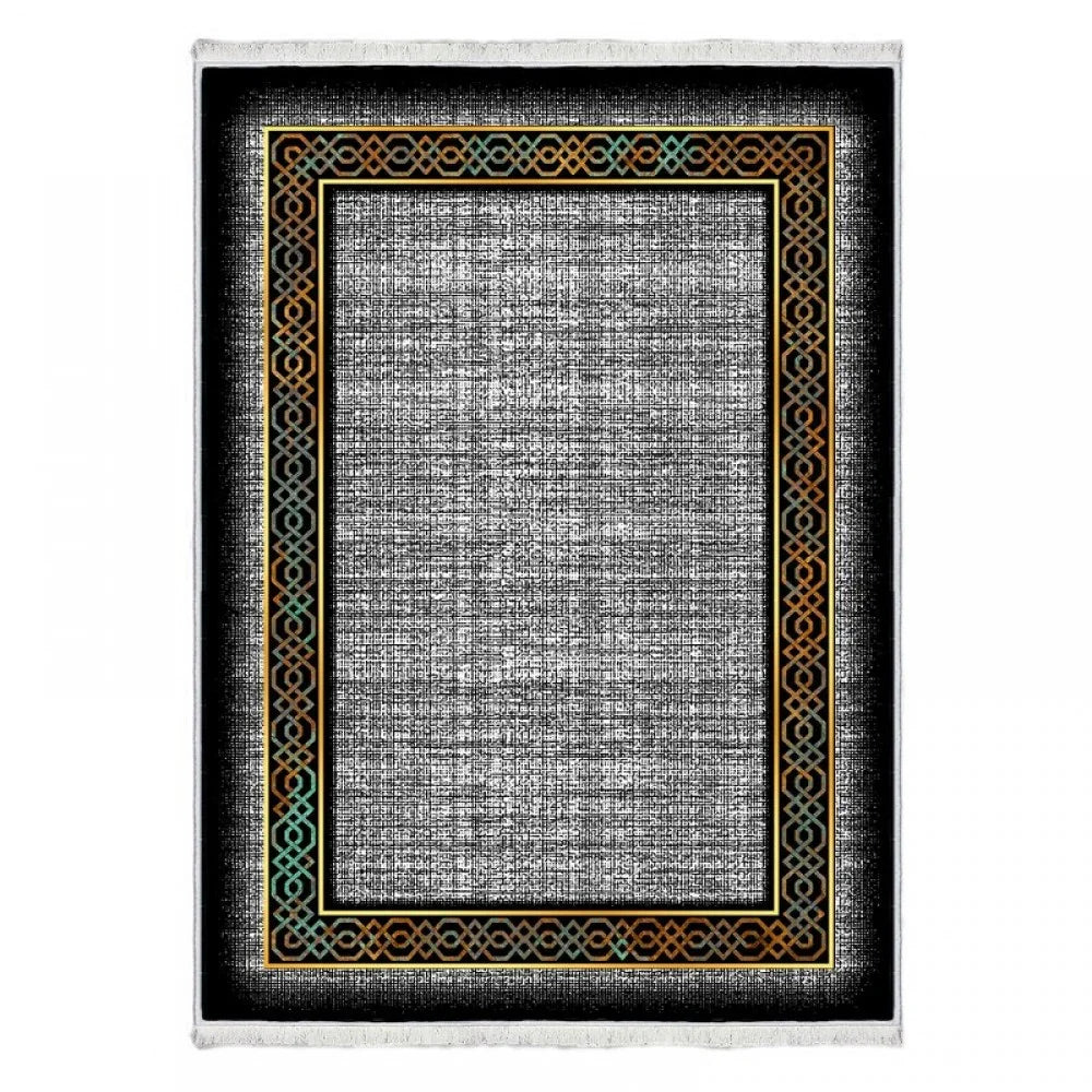 Tapis 812 Noir et Gris